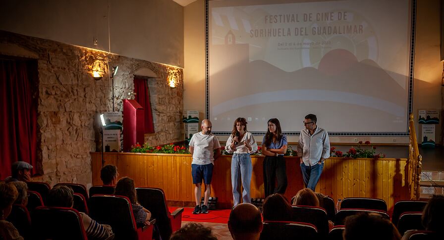 Una de las proyecciones del Festival de Cine de Sorihuela del Guadalimar.