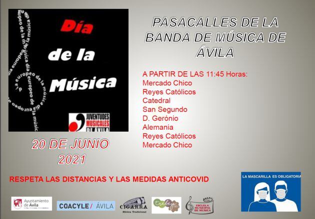 Actuación de la Banda de Música de Ávila