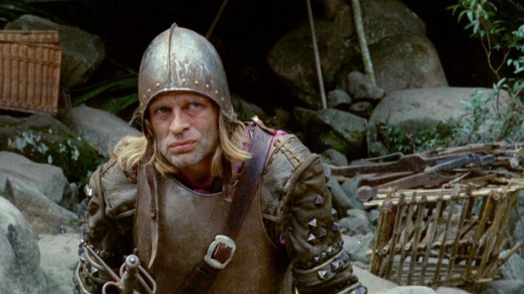 Klaus Kinski en la película Aguirre o la cólera de Dios. 