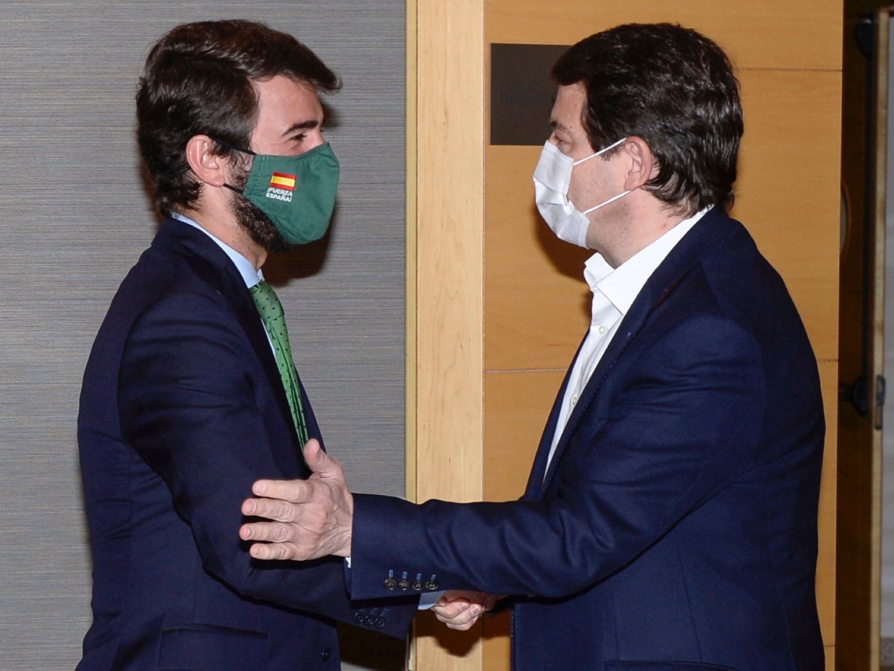 Juan García Gallardo y Alfonso Fernández  Mañueco