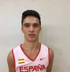 Cayetano Abreu, nuevo jugador del SKA Logistik CB Andújar, en una convocatoria de la Selección Española.