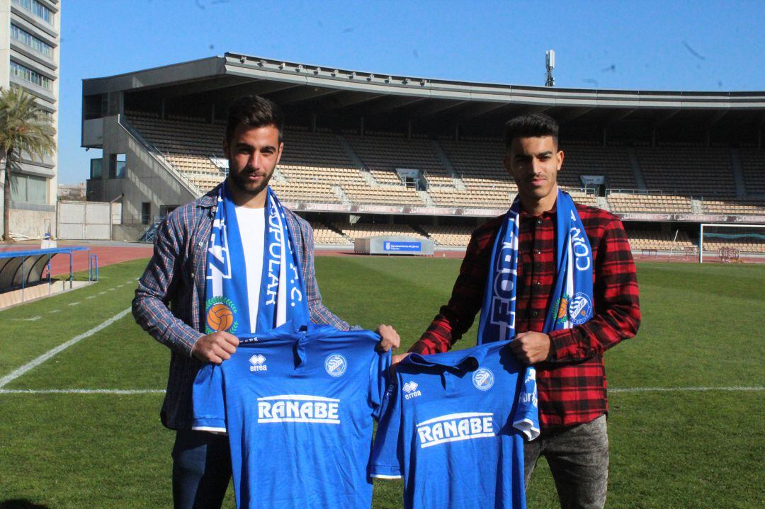 Antonio Jesús y Khalok presentados en Chapín este miércoles