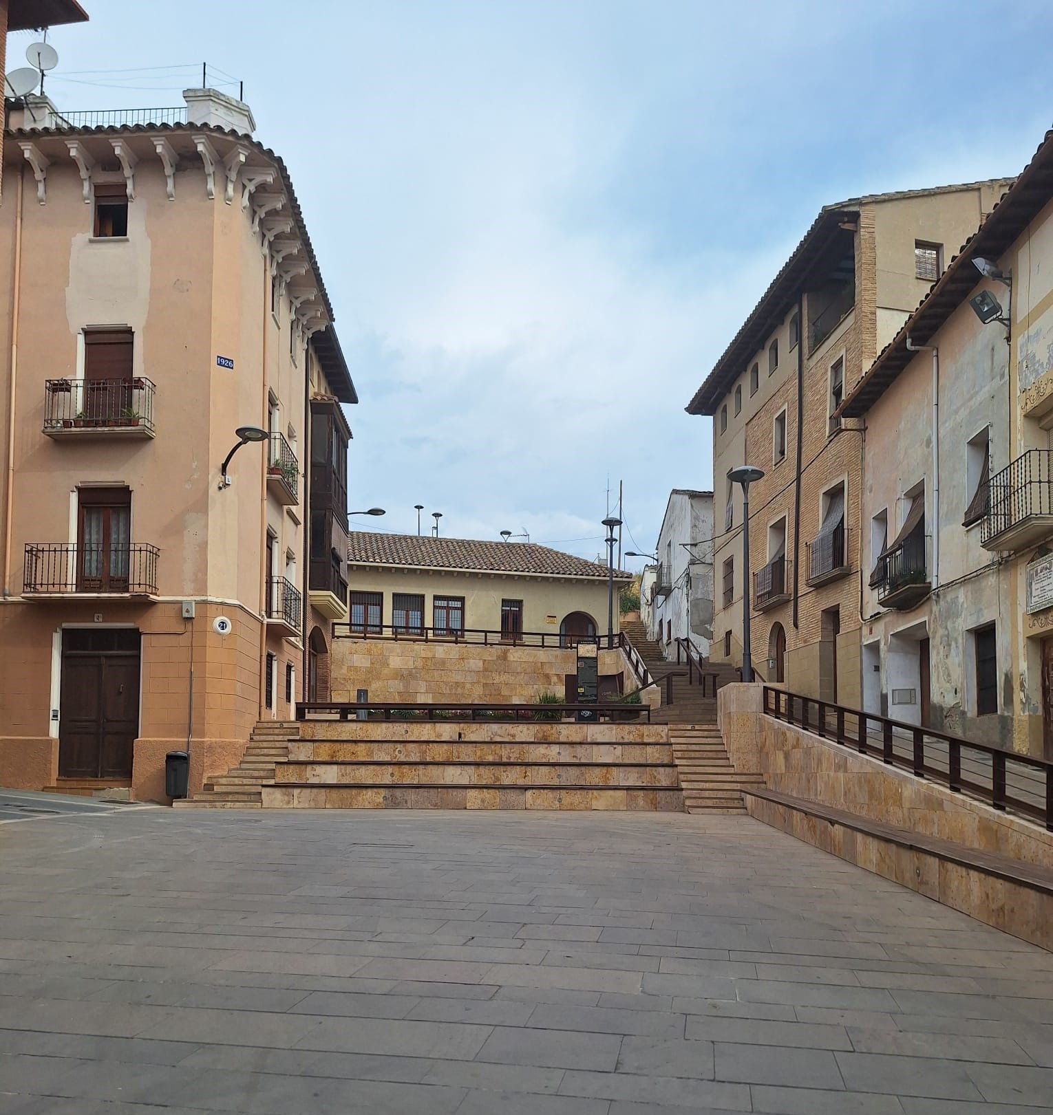 El chupinazo del inicio de las fiestas de Barbastro se realizará desde la plaza de la Candelera. Foto: Ayuntamiento de Barbastro