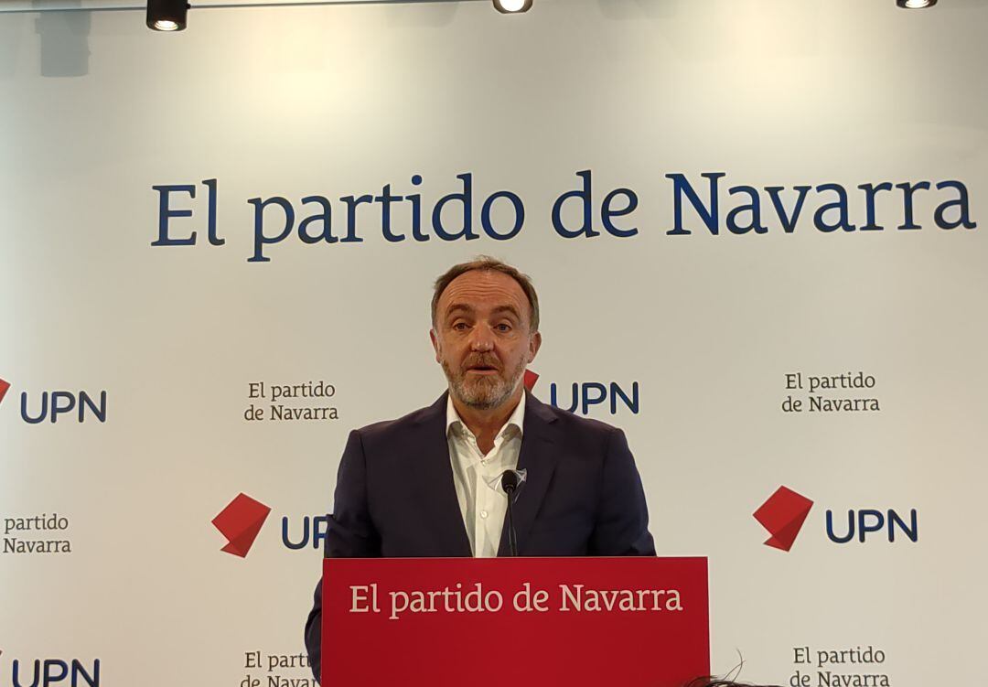 Javier Esparza, líder de Navarra Suma.