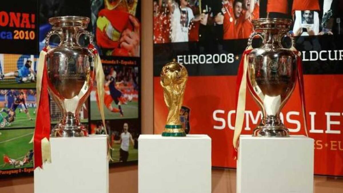 Los trofeos de la Selección Española de fútbol, en Alicante