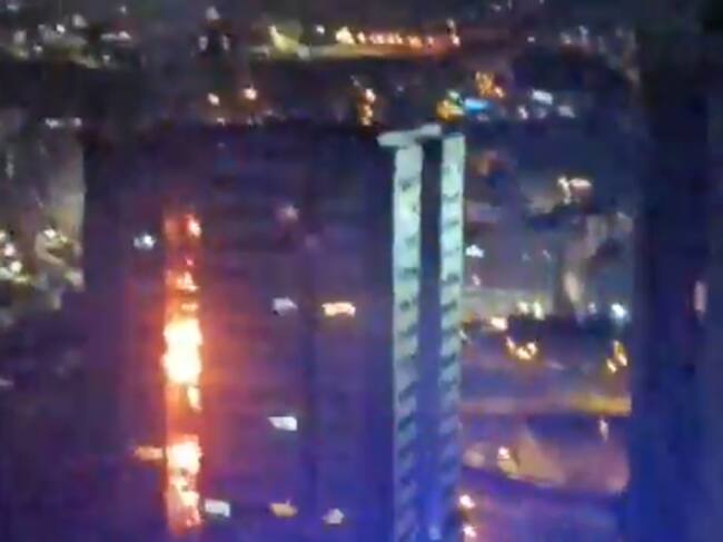 Incendio en Rentería.