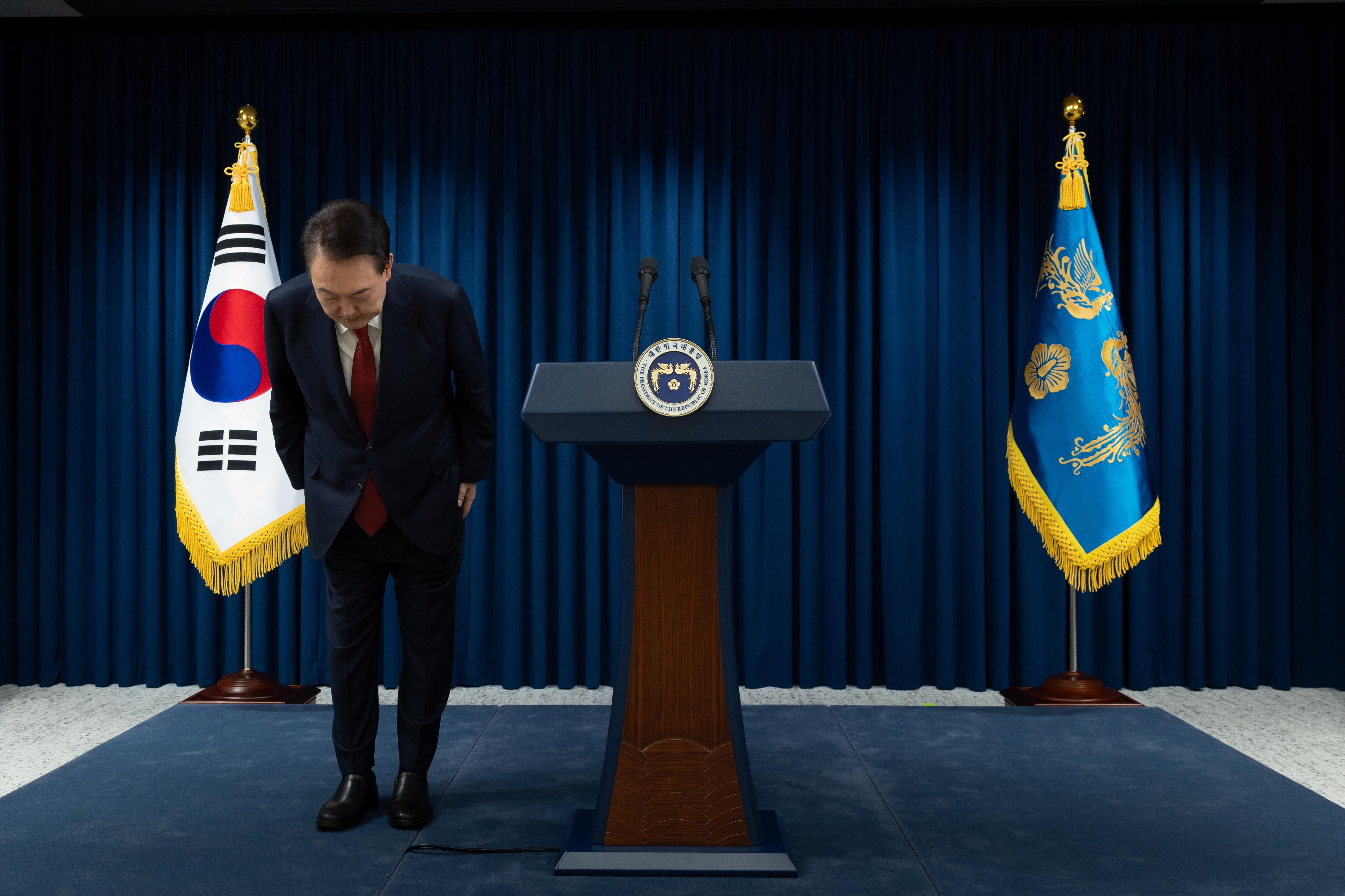 El presidente surcoreano Yoon Suk Yeol