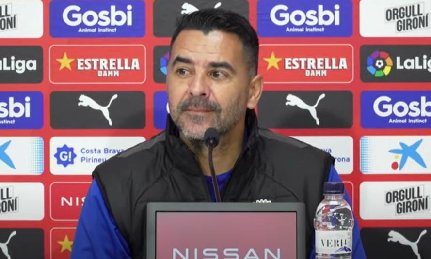 Míchel Sánchez, entrenador del Girona, a la prèvia abans de rebre el Getafe