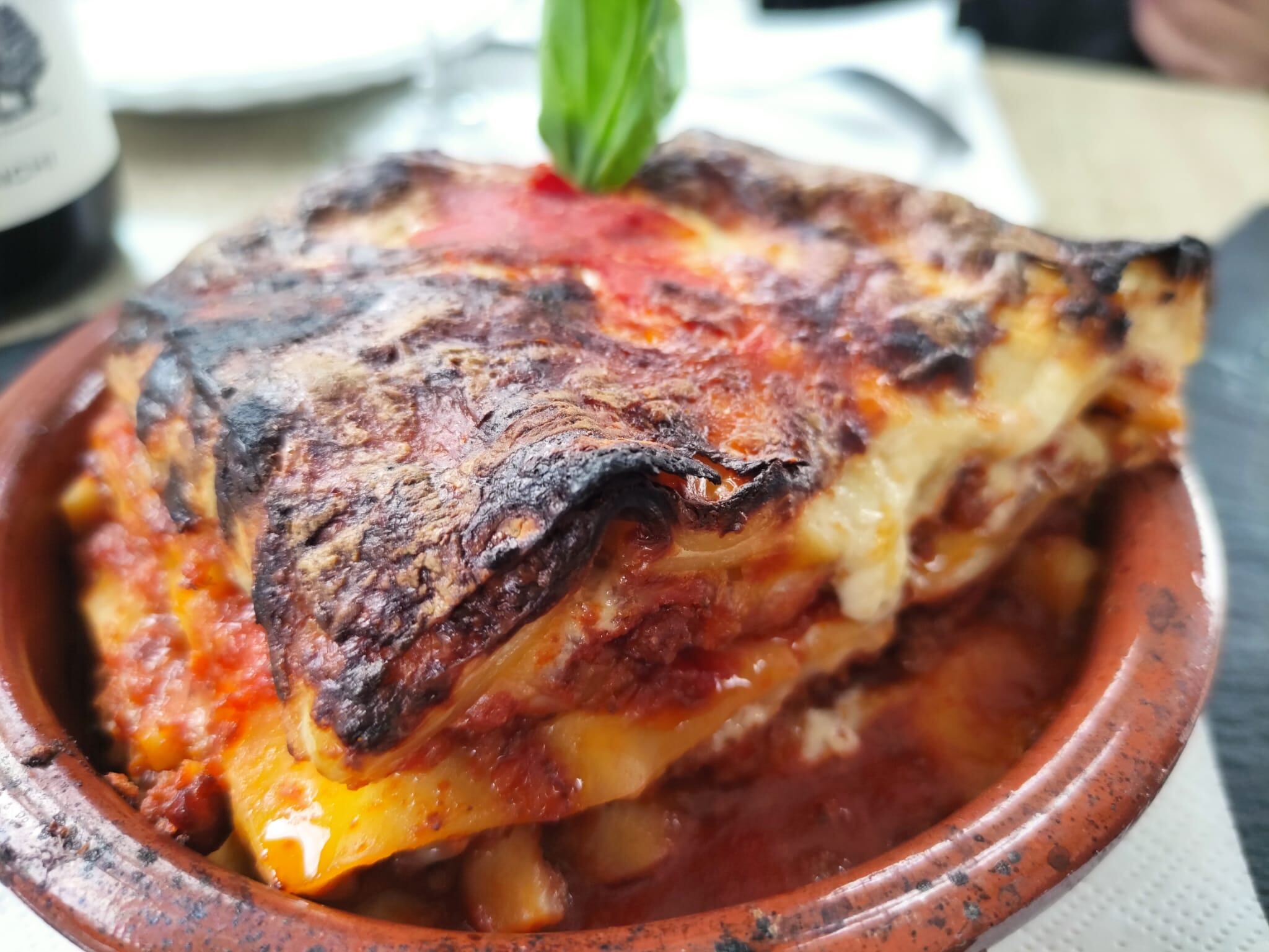 Lasaña a la boloñesa