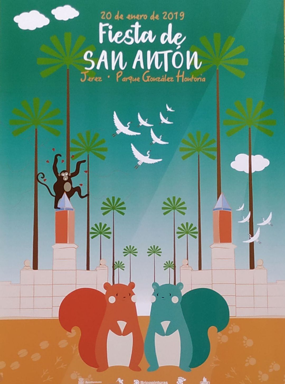 Cartel de la Fiseta de San Antón