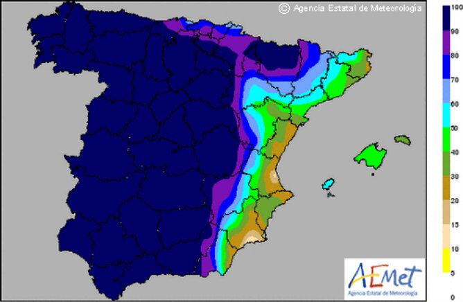 Mapa de precipitaciones