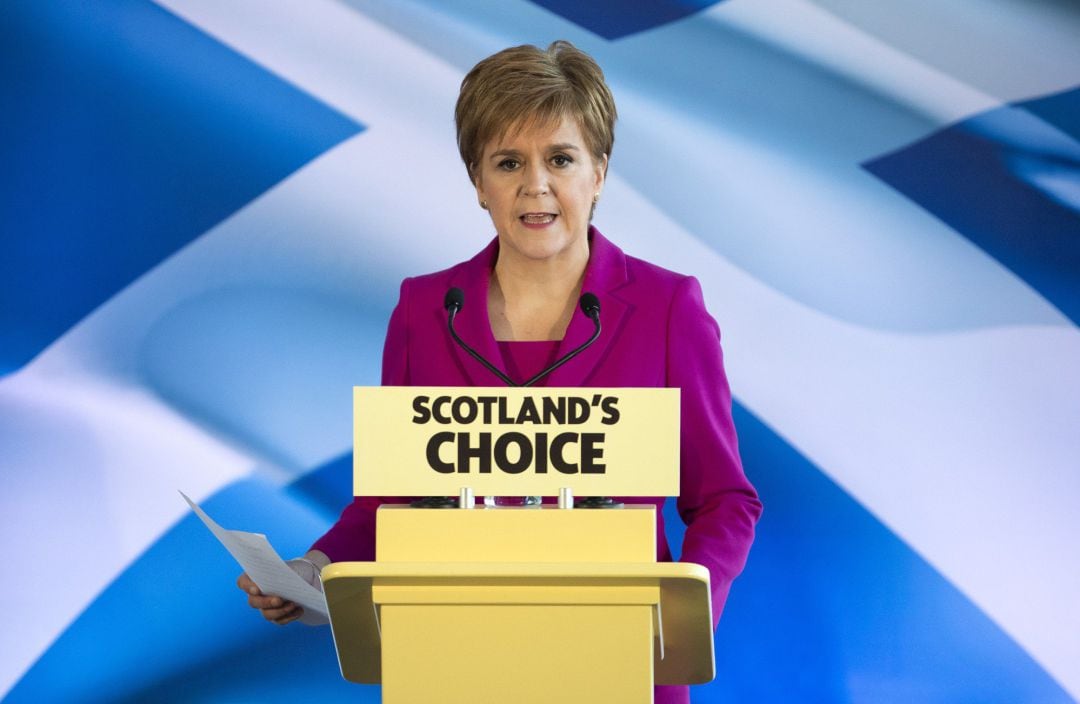 La líder del SNP, Nicola Sturgeon