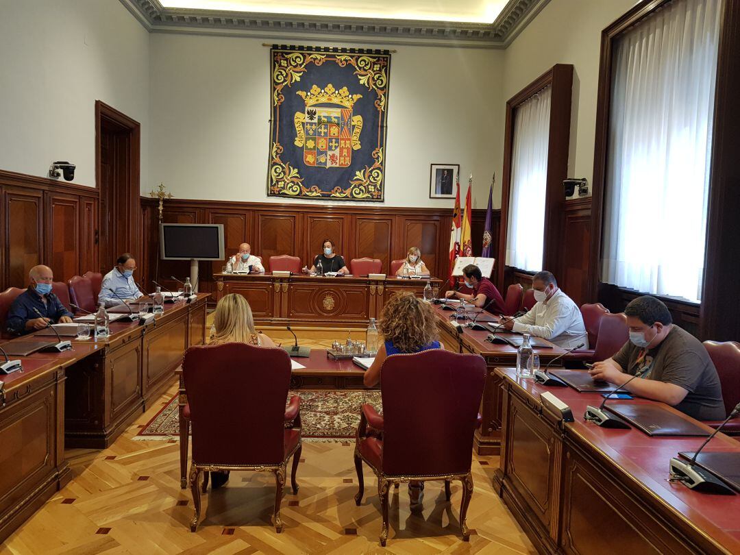 Imagen de la Junta de Gobierno local celebrada en Diputación