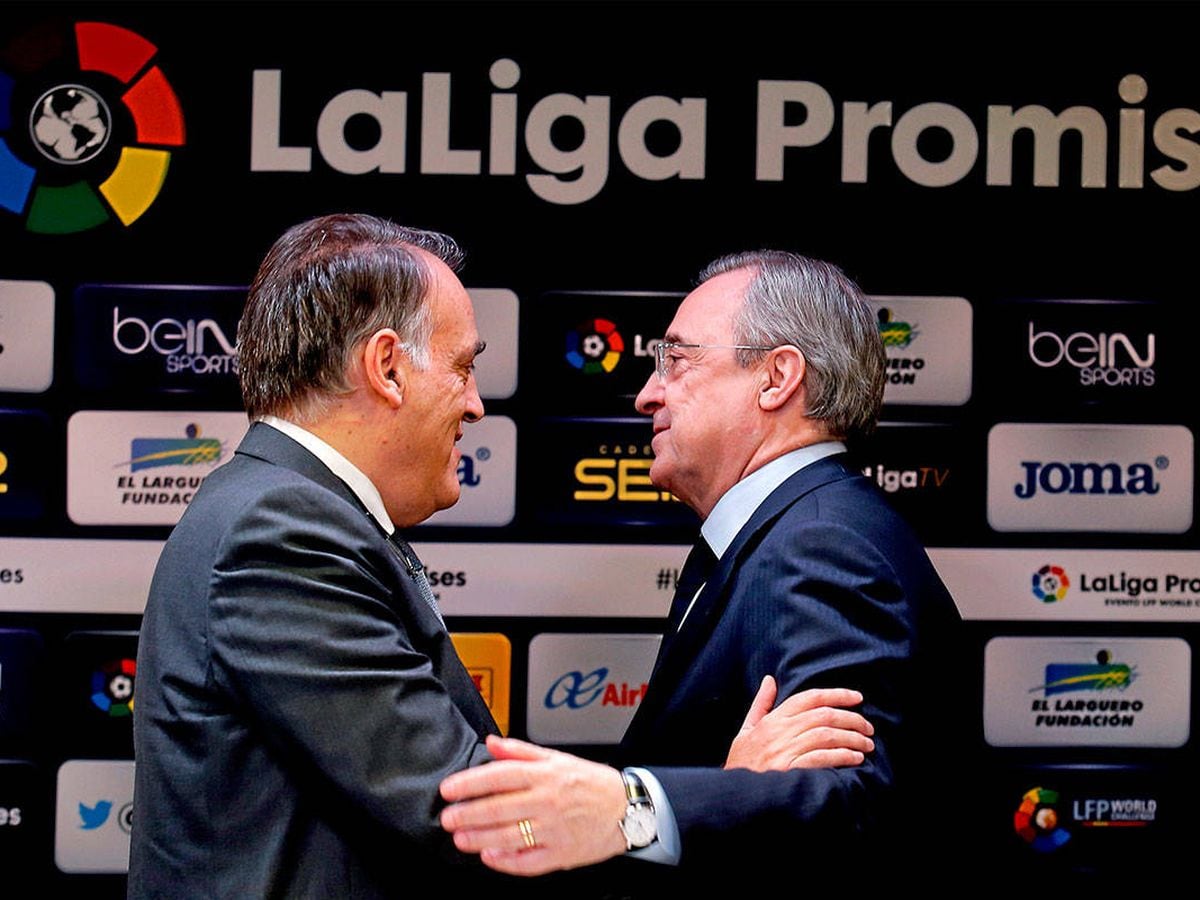 Javier Tebas y Florentino Pérez