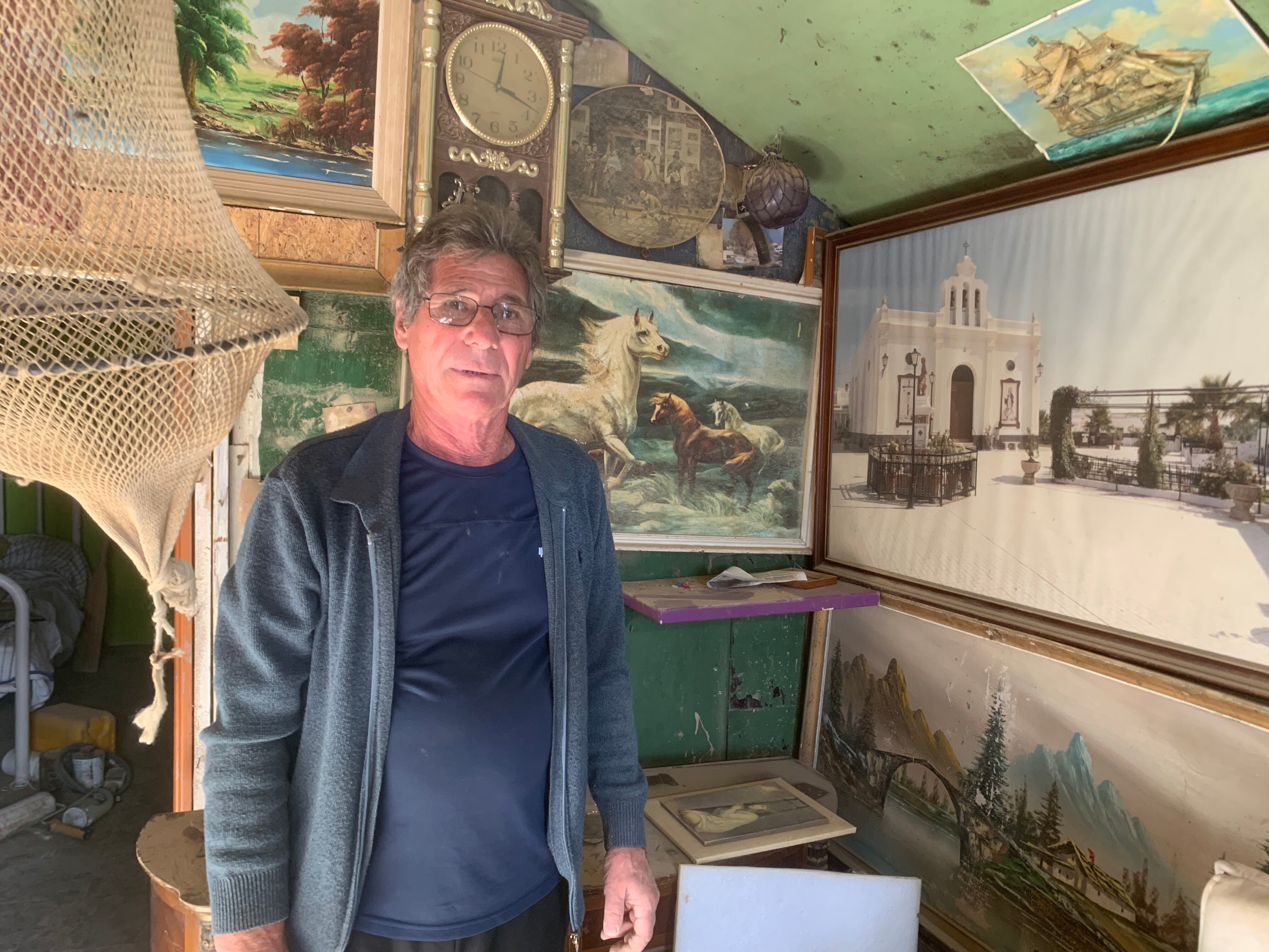 Paco, propietario de la caseta 'El Málaga'