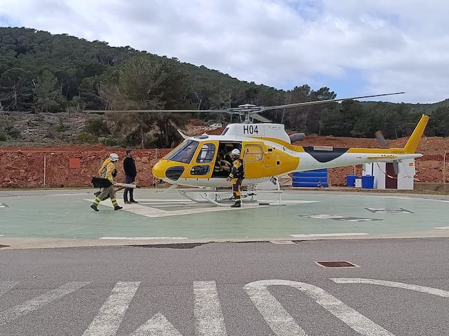 Imagen del helicóptero