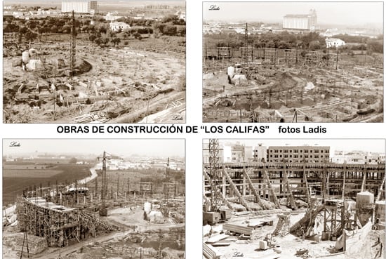Construcción de la Plaza de Toros de Córdoba. Año 1965