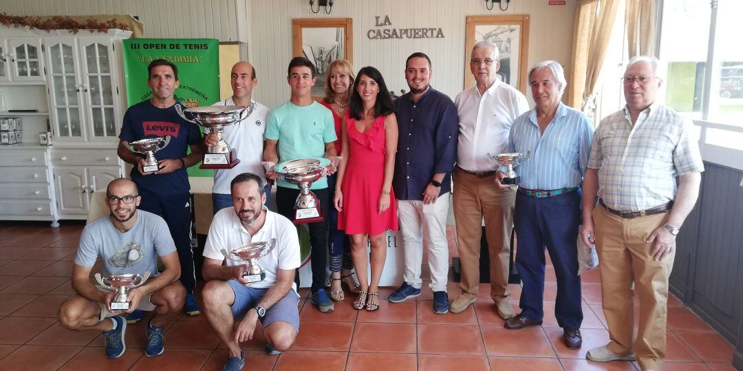 José Antonio Alba durante la entrega de premios del Trofeo La Vendimia
