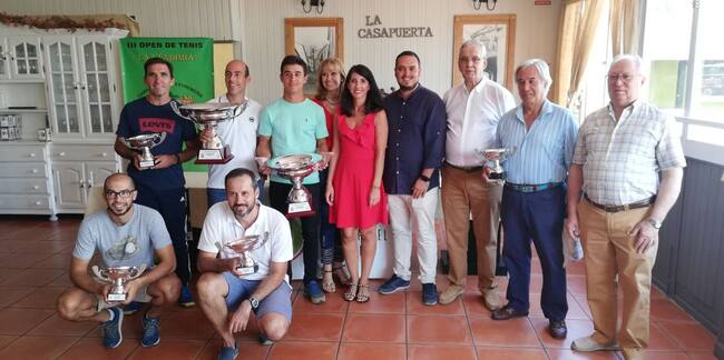 José Antonio Alba durante la entrega de premios del Trofeo La Vendimia