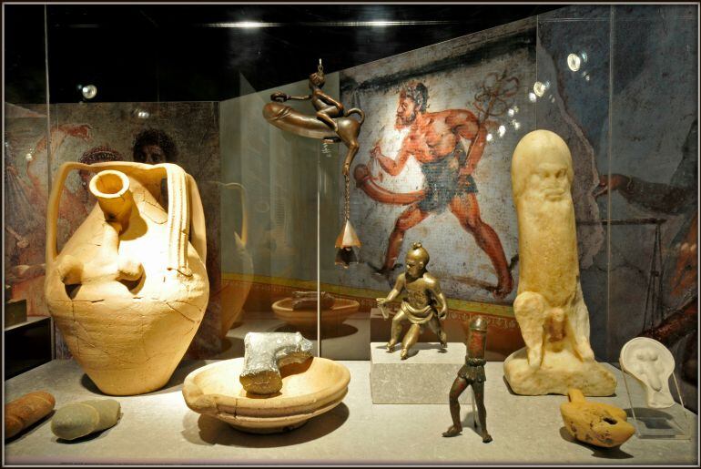 Part de l&#039;exposició &#039;El sexe a l&#039;època romana&#039;