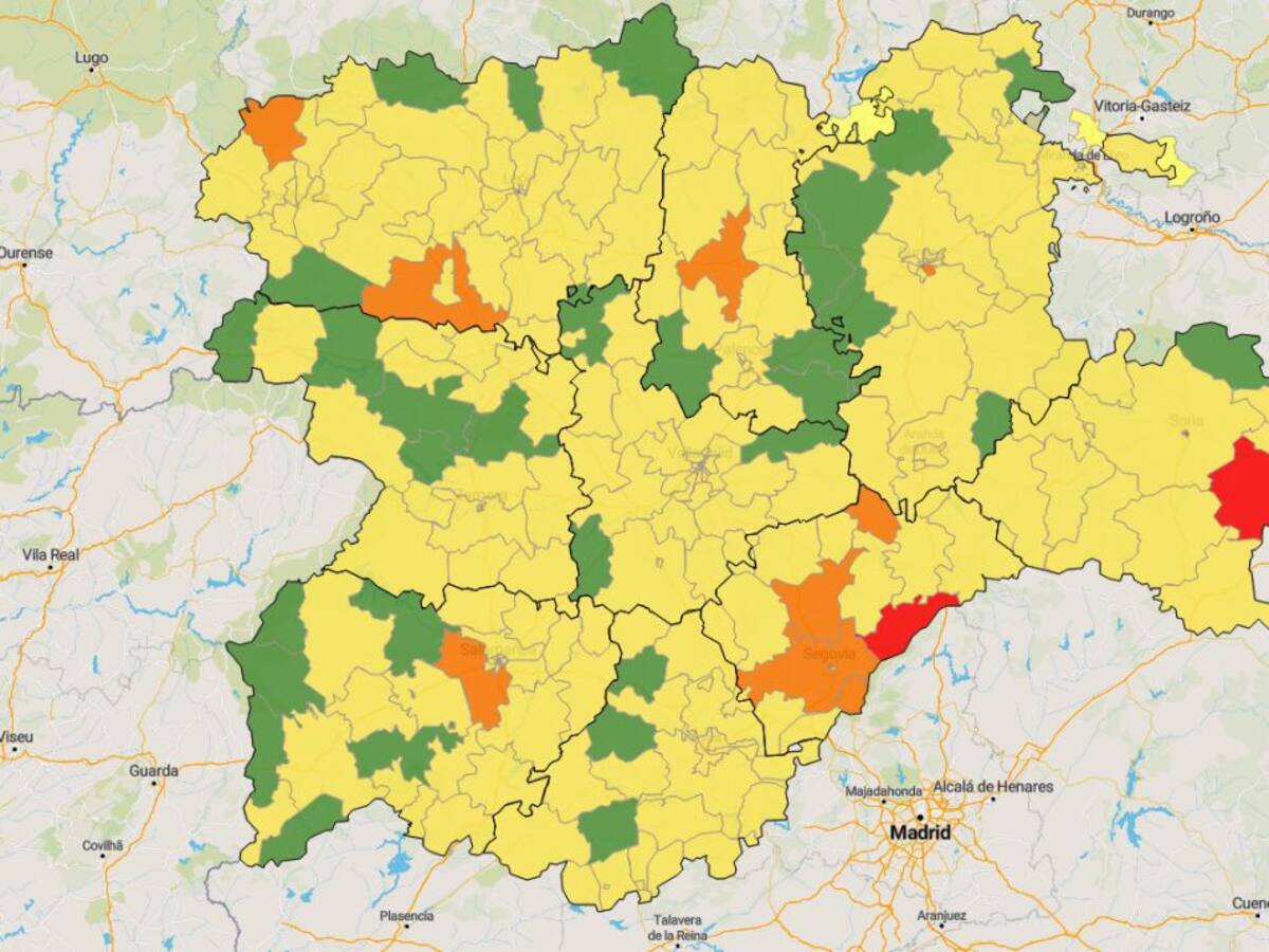 Coronavirus en Ávila: Tres zonas de salud de Ávila llevan siete días sin enfermos
