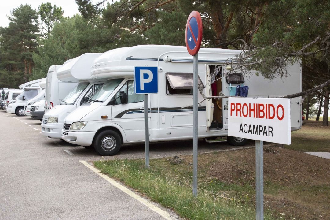 Autocaravanas en Playa Pita