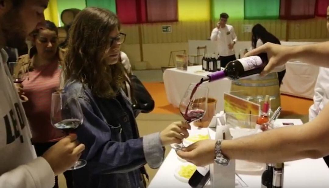 Imagen de la pasada edición de la Feria del Vino Ribera del Duero en San Esteban de Gormaz.