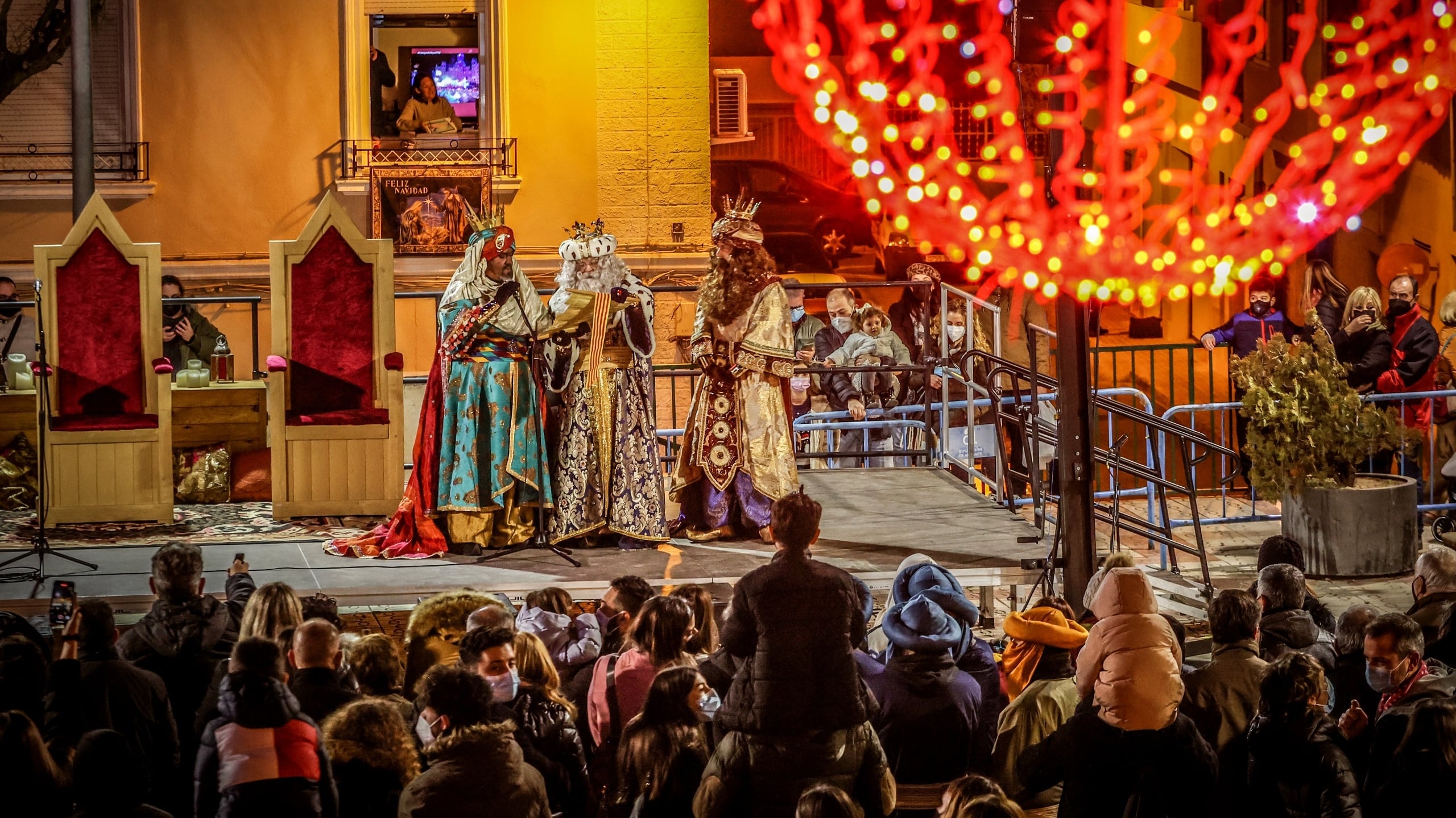 Imagen de archivo de la llegada de los Reyes Magos a Petrer