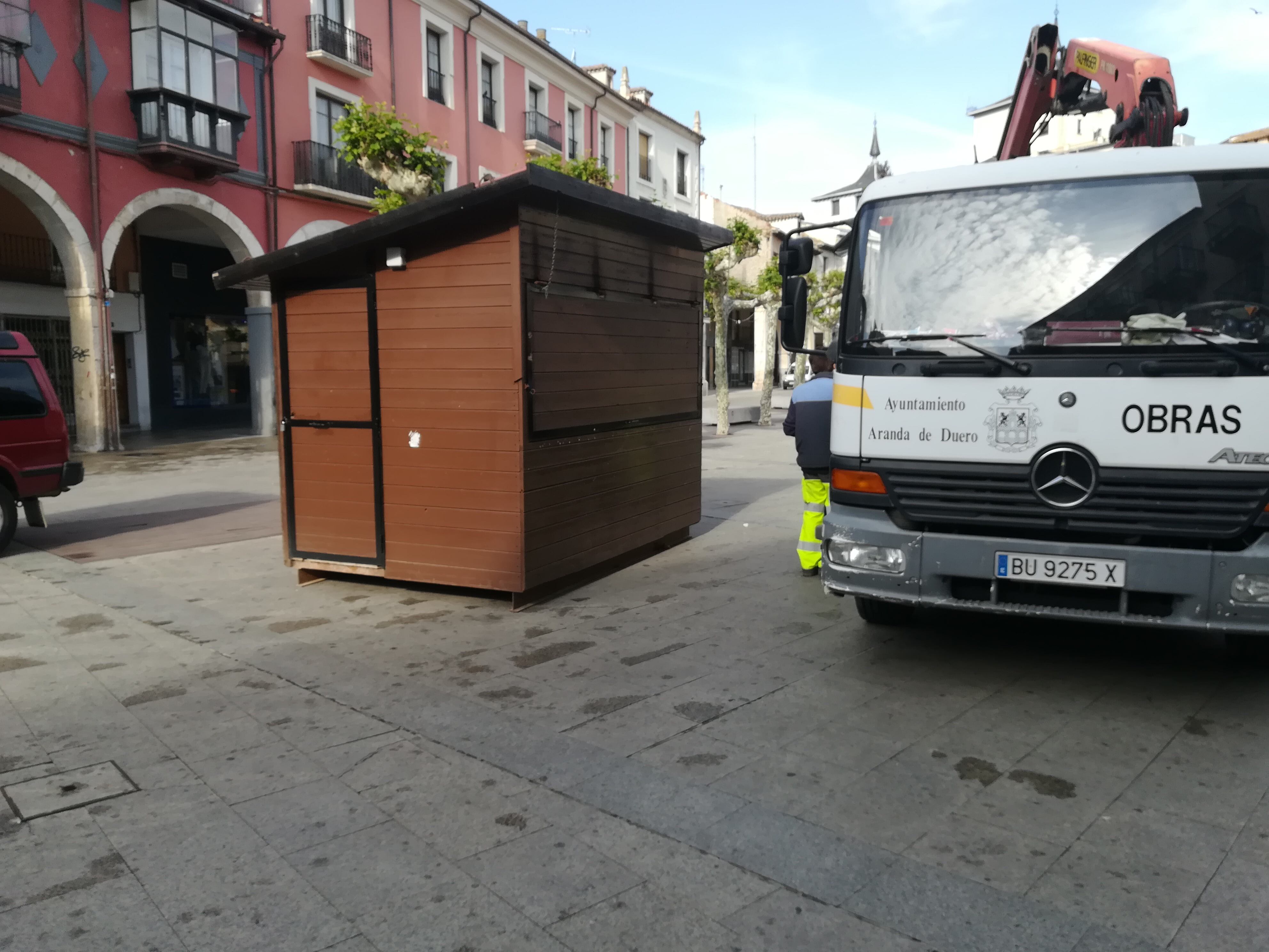 Imagen de archivo de la brigada de obras, que podría reforzarse con una de estas dos bolsas de empleo