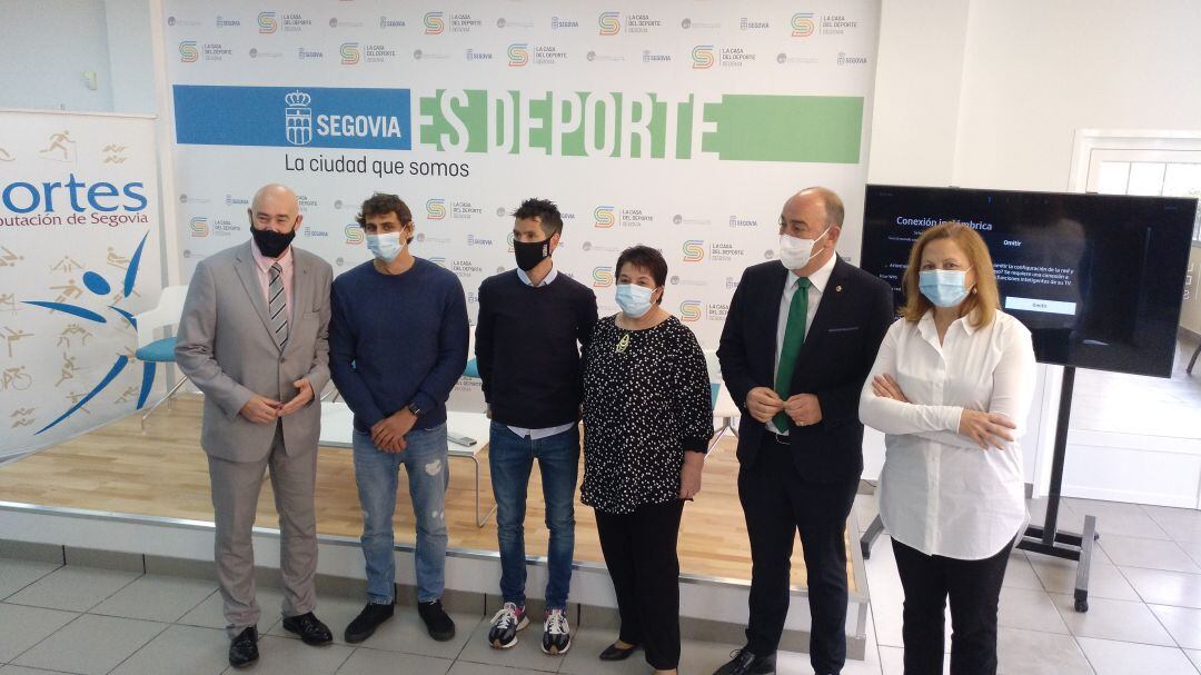 Olímpicos segovianos en la Casa del Deporte. Foto Archivo