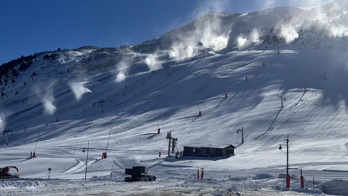 -16º en La Tuca de Candanchú: así se trabaja con frío en una estación de esquí