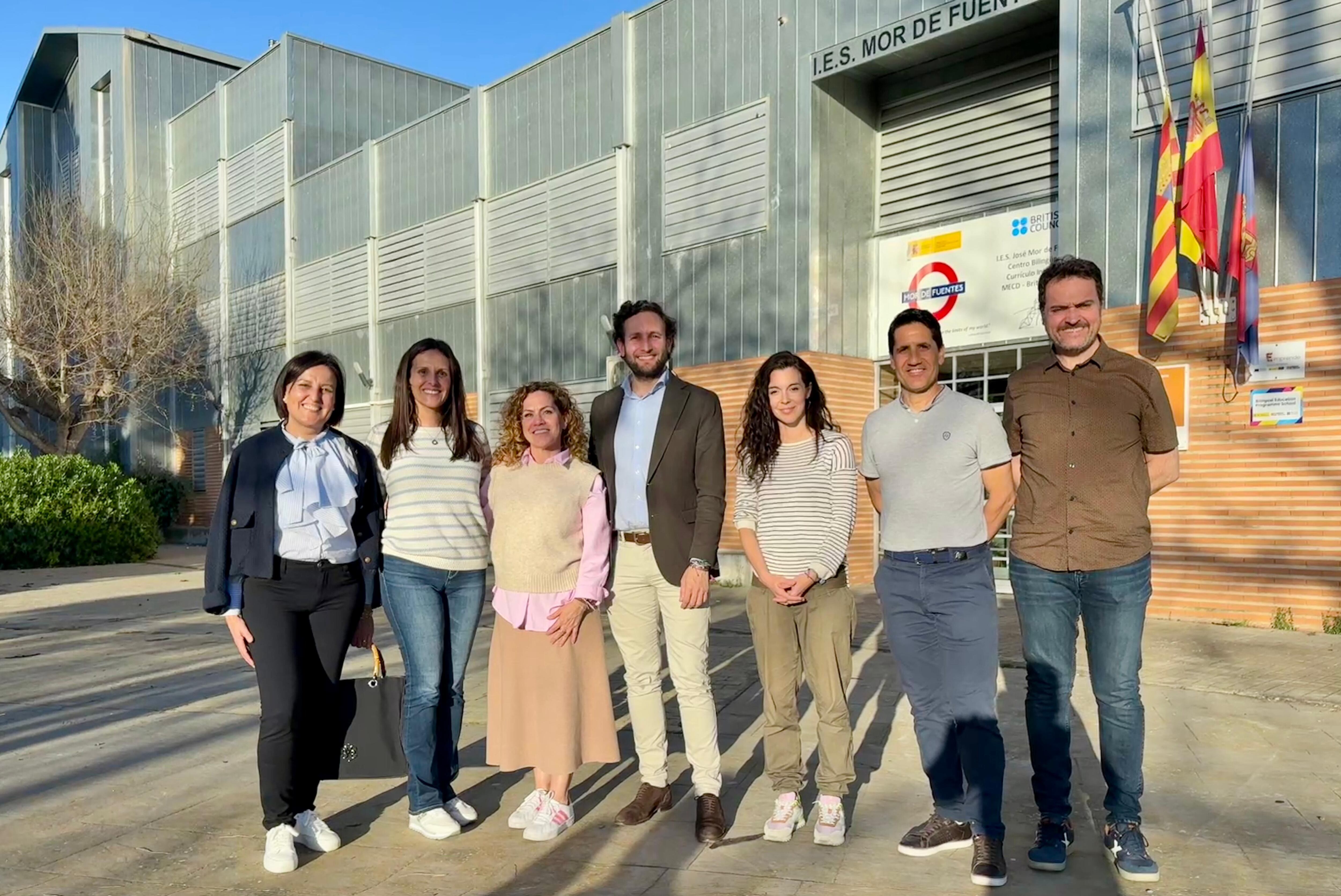 Mónica Martínez, Isaac Claver y Eliseo Martín.