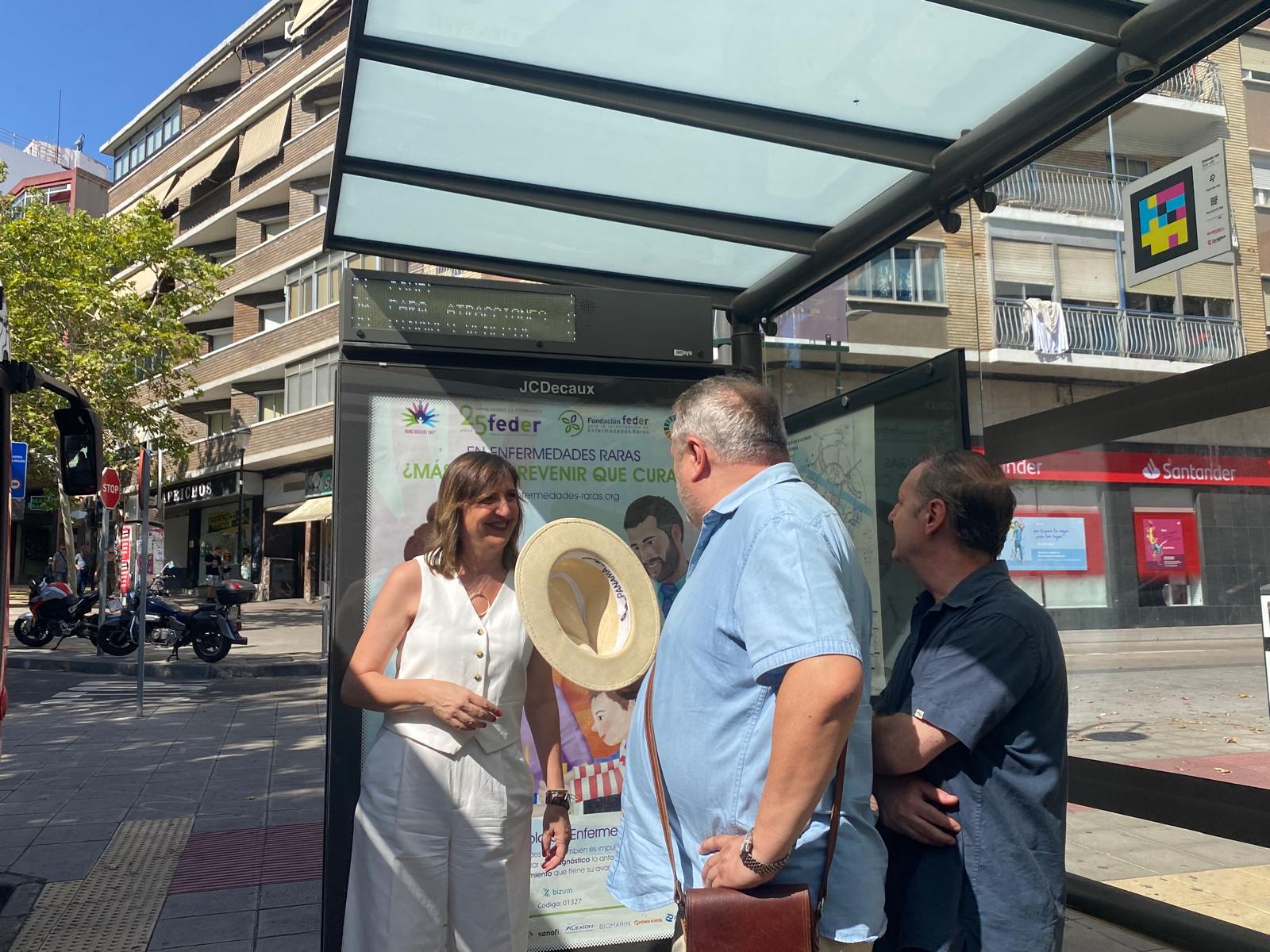 Lola Ranera en el barrio de Torrero