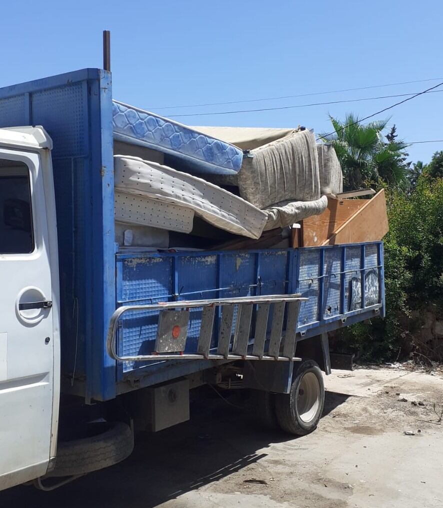 Recogida de basura en San Pedro del Pinatar