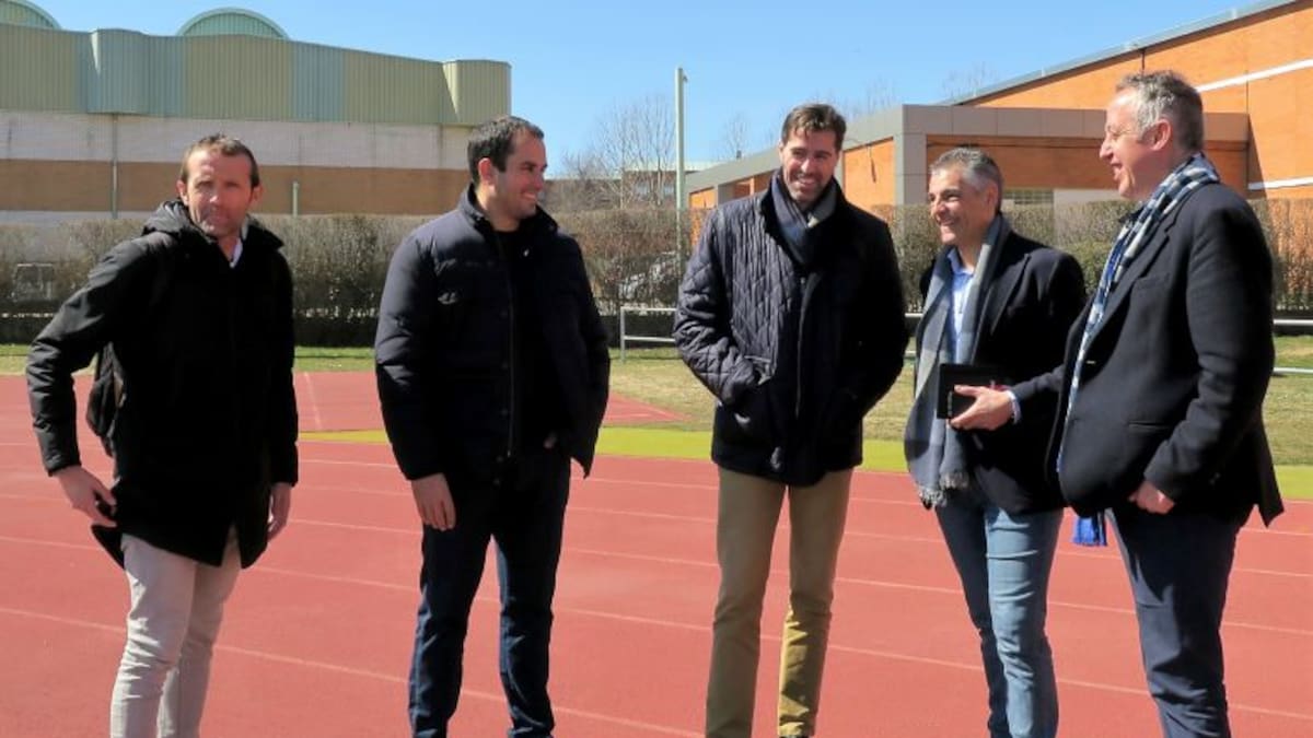 Chapado visita y valora el estado de las pistas de la ULE