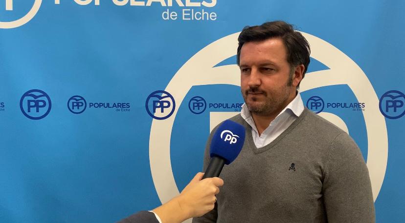 Pablo Ruz, presidente del PP de Elche