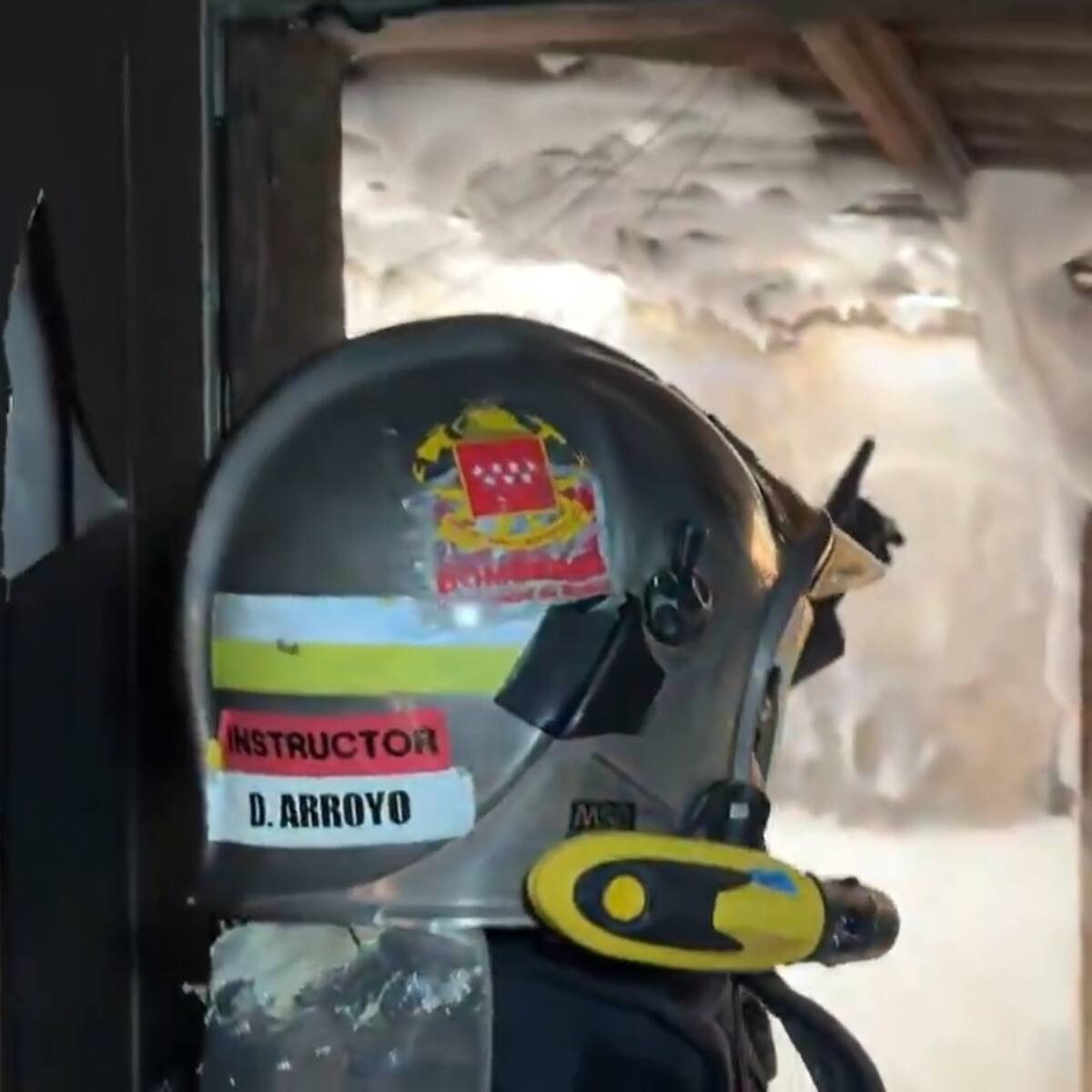 Herido grave tras el incendio de su vivienda en San Martín de la Vega