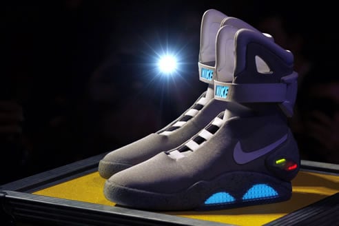 Las &#039;Nike Mag&#039; de &#039;Regreso al futuro&#039;, a subasta