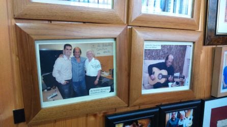 Paco de Lucía con la familia Sanchis