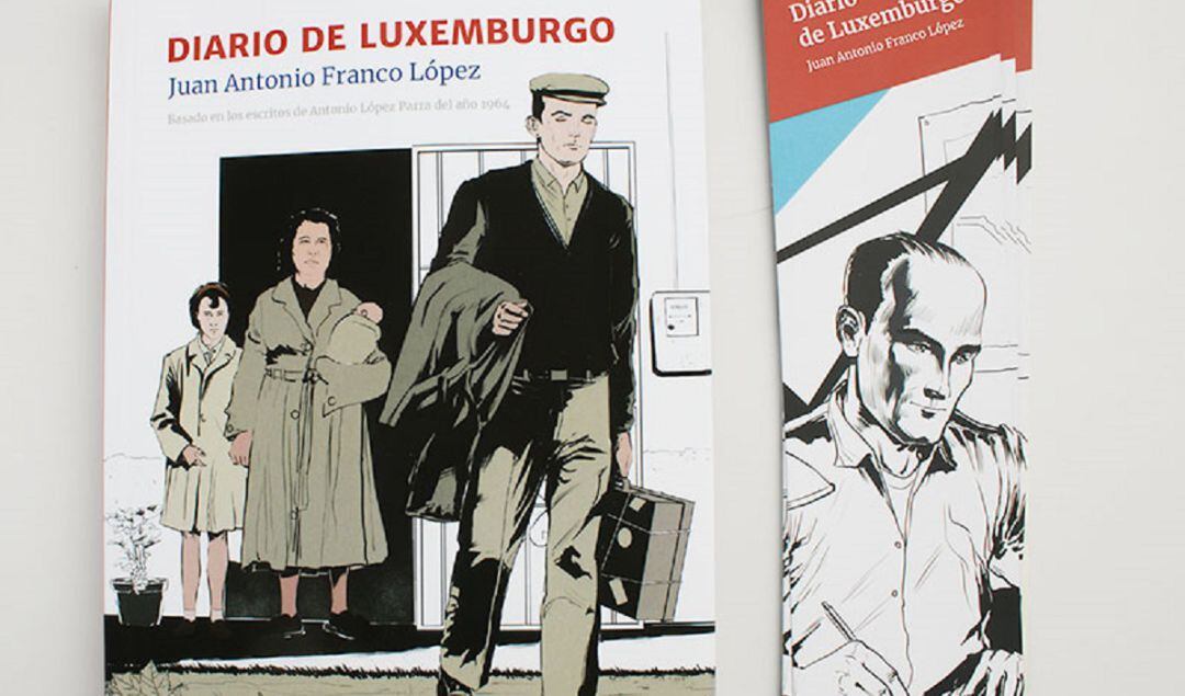 Portada del libro y marcapáginas dedicado a &#039;Diario de Luxemburgo&#039;