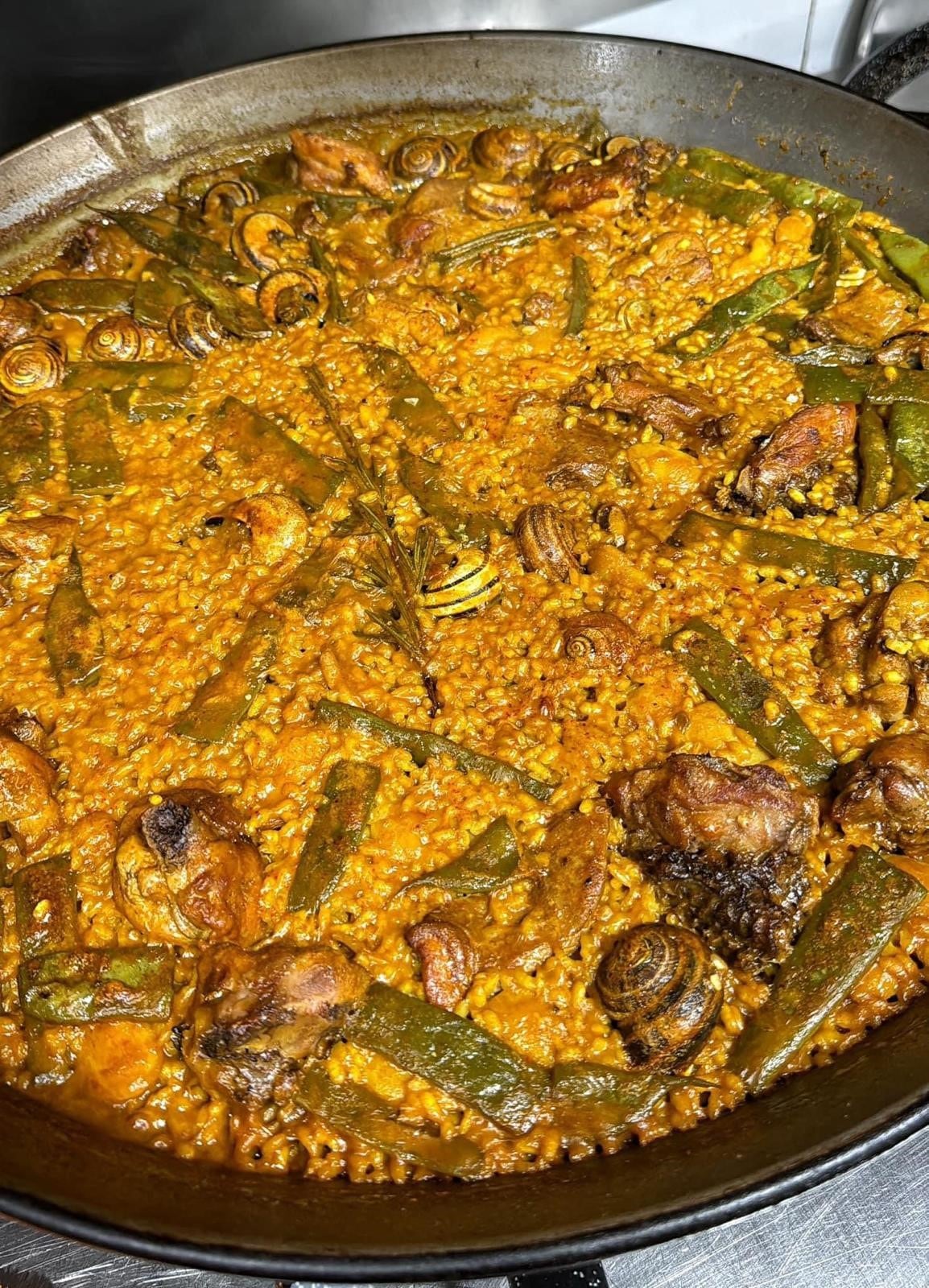 Paella valenciana de Arrocería Pepe Sanchís