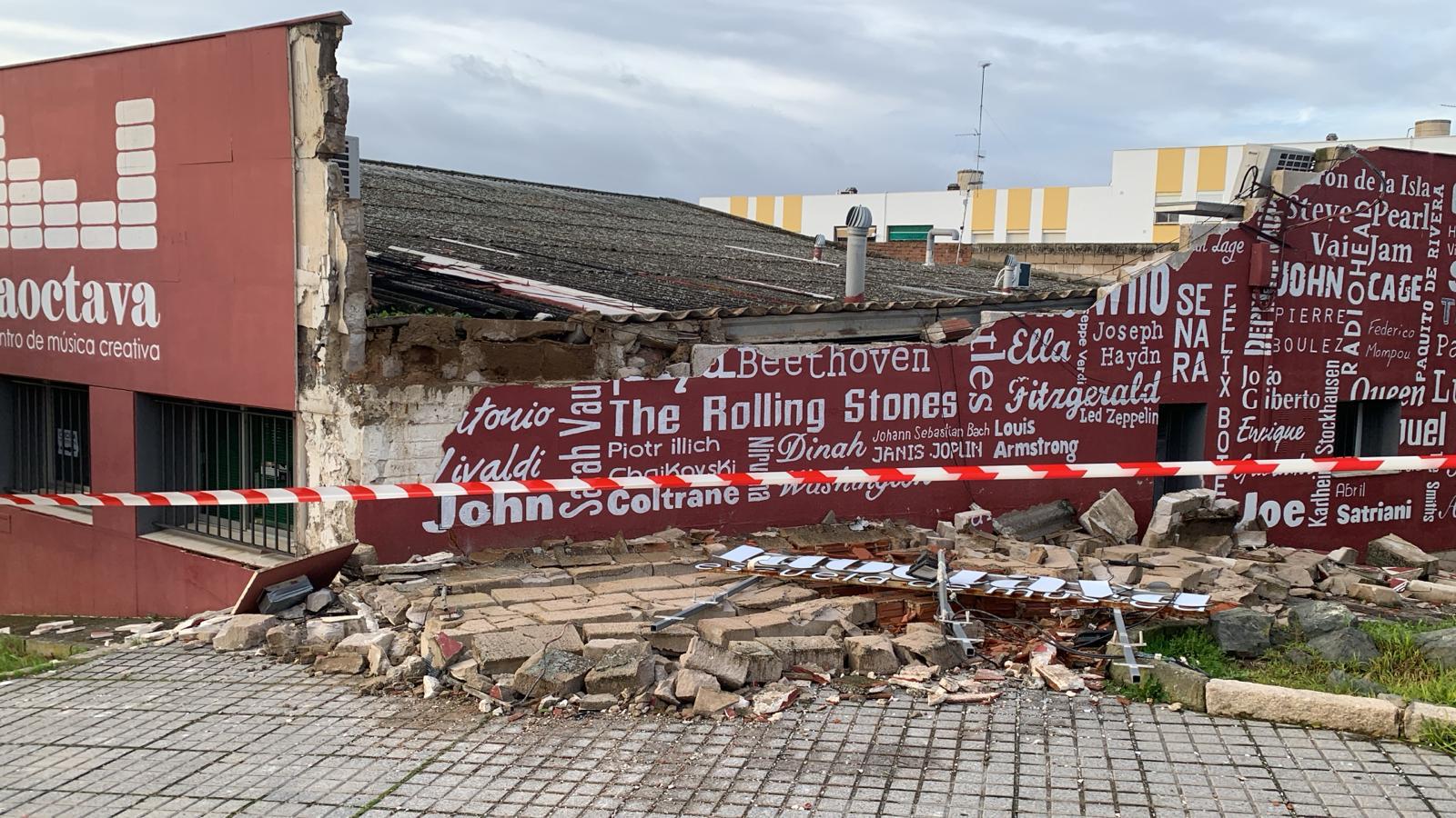 Efectos del temporal en Mérida