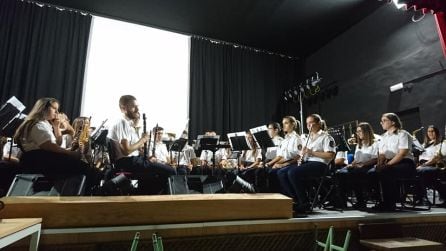 La Banda de Música Pedro Gámez Laserna cerró el concierto