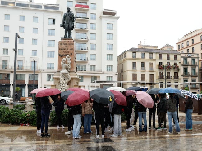 Este miércoles, lluvias en el oeste y centro peninsular, calima y descenso de temperaturas.EFE/ Jorge Zapata