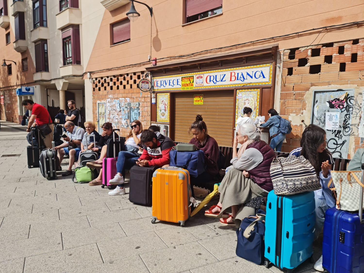 Renfe ha habilitado autobuses para los viajeros