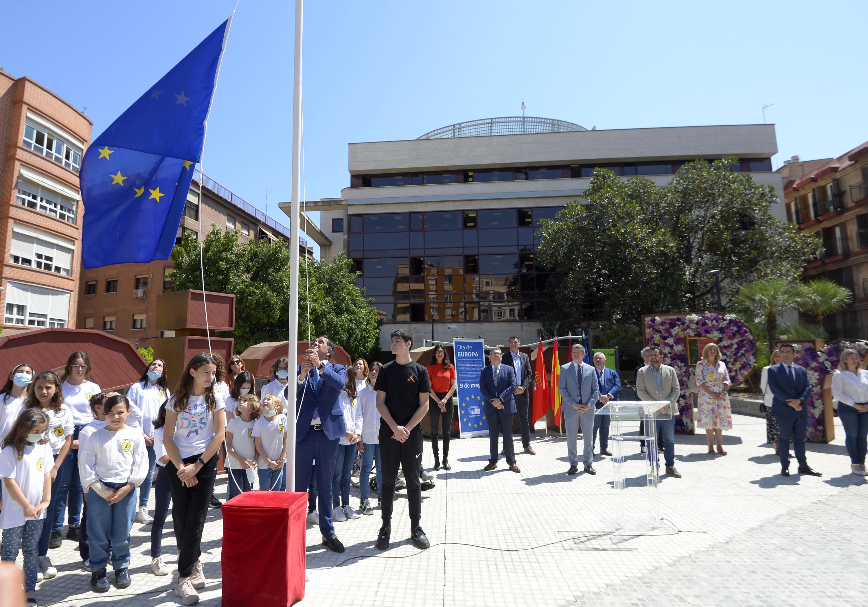 Celebración del día de Europa en Murcia