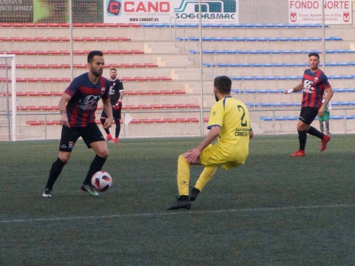 El Eldense pierde a Juanfran Sánchez para cuatro partidos