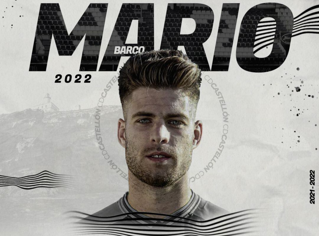 Imagen del nuevo fichaje albinegro, Mario Barco.