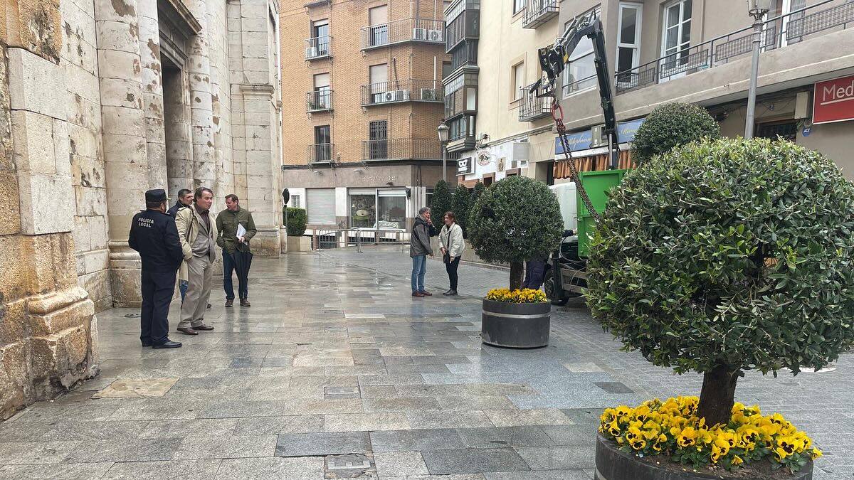 El tráfico vuelve a la normalidad en el entorno de la plaza de San Ildefonso en Jaén