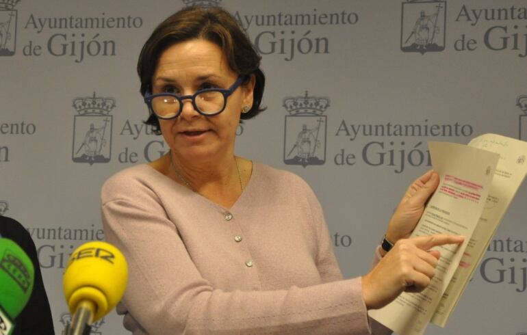 [FOTO ARCHIVO] Carmen Moriyón en rueda de prensa 